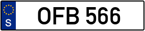 Truck License Plate